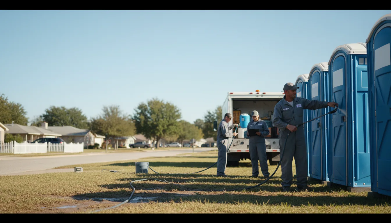 Long-Term Portable Toilet Rental in Jeanerette, LA near me